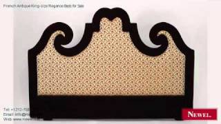 French Antique King-size Regence Beds for Sale