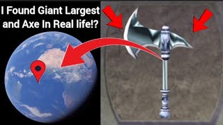 😱I Found Giant Largest and Axe In Real life!?🤯On Google Earth Universal S2z🌎#maps #earth #viralvideo