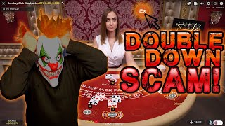 Live Blackjack Dealer Scammed Me On A Double Down!?