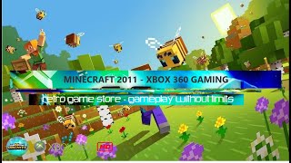 Minecraft  2011 - Xbox Gaming - Retro Gameplay by Regan & Darcy - Retro Gaming