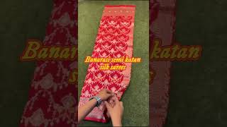 Banarasi semi katan silk sarees/To shop 9810207913#myngels #shortvideo