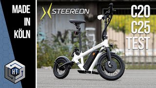 STEEREON C20 & C25 im TEST | E-Scooter + E-Bike - Hybrid mit Sitz (REVIEW)