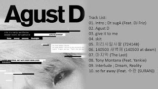 [Full Album] Agust D [BTS] - 1st Mixtape Album 'Agust D'