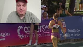 American reacts to Clara Fernandez Pole Vault | Spain U23 Championship 2024