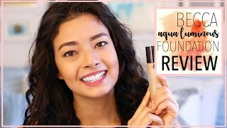 FOUNDATION REVIEW + DEMO // BECCA AQUA LUMINOUS PERFECTING // ALLSTYLEDUP24