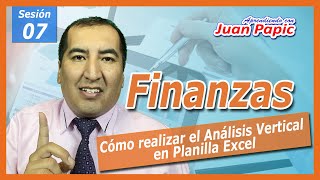 Cómo realizar el ANÁLISIS VERTICAL en PLANILLA EXCEL (INTERPRETACIÓN)