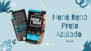 HENÊ RENÁ PRETO AZULADO POUCH EM GEL INDICAÇÃO