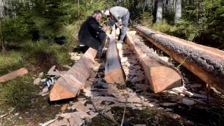 Medeltida träklyvning – ett försök att återskapa hantverkskunskap, 22 minuter.