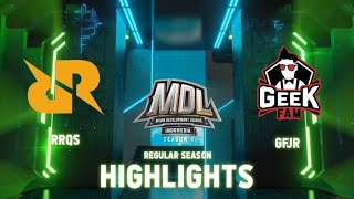 RRQ SENA vs GEEK FAM JR - MDL ID S8 | HIGHLIGHTS