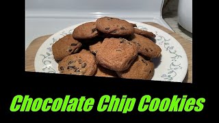 My kid’s bake Chocolate chips Cookies 🍪