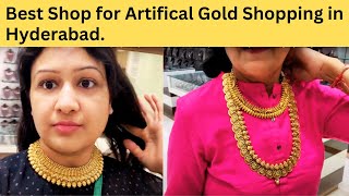 Vlog 36 | Hyderabad me Artificial Gold Jewellery kha se kharide, joh bilkul real gold jaise lage