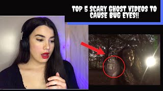 TOP 5 SCARY GHOST VIDEOS to cause bug eyes!! | Reacting to Nukes Top 5!