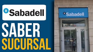 ✅Como SABER Mi Sucursal de Banco Sabadell (Paso a Paso)🔴