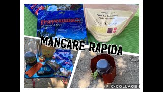 Mancare deshidratata pentru drumetii, camping si alte activitati in mijlocul naturii