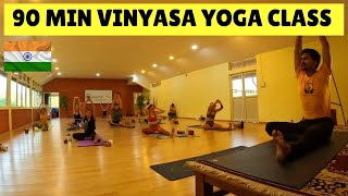 Teaching Vinyasa Yoga class Beginner's to advance - Teacher Training 🇮🇳 | Yoga Journey