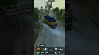 Bus simulator game 💯 Tata new truck 🥰😍💯#sort video 💯