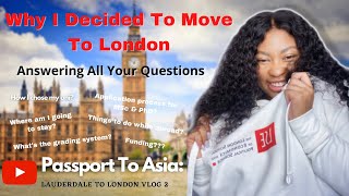 Lauderdale to London Vlog 2