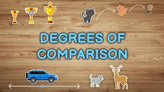 Degrees of comparison in English (comparatives and superlatives)