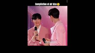 Compilation of ZeeNunew air kiss😗 #nunew #zeepruk #zeenunew #thaibl #boyslove #shorts