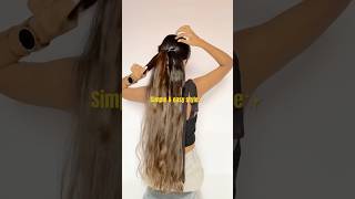 Simple easy hairstyle #longhairstyle #shortsvideo #explore #hairsvideo #longhairs #ytshorts