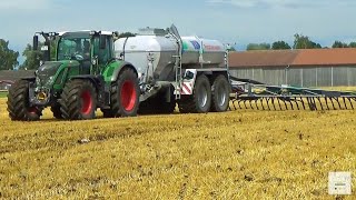 Gülleausbringung 2017 im Acker Fendt 718 am Bsa