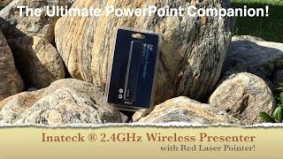 Inateck® Wireless Presenter Laser Pointer Pen: The Ultimate PowerPoint Companion!