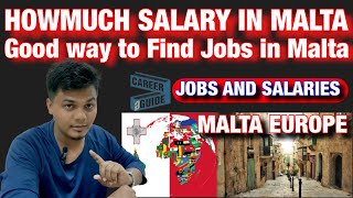 Howmuch salary in Malta in An Average | jobs In Malta 2023