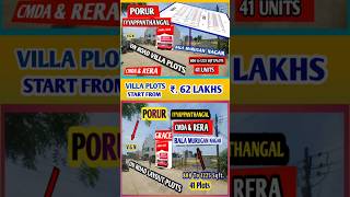 PORUR IYYAPPANTHANGAL Plots For Sale #porur