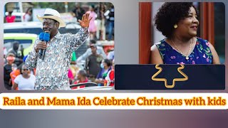 Raila and Mama Ida Odinga Celebrate Christmas with Kids in Siaya.