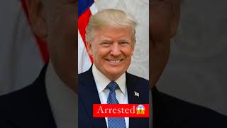 Donald Trump arrested 😱#donaldtrump #arrested #shorts #dailyvlog