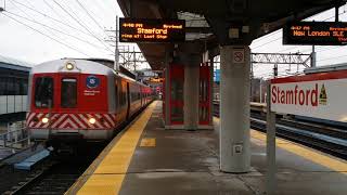 Metro north Stamford Bound M2 Arriving into Stamford.