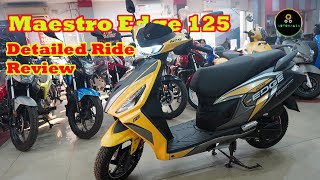 2022 Hero Maestro Edge 125 Detailed Review  | Better than Tvs Ntorq and Avenis 125? | Automania