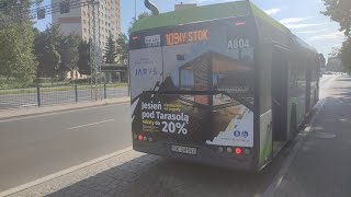 Solaris Urbino 12 IV #A804 (Irex Olsztyn) (🚍109➡️Słoneczny Stok) *Dziwny SIP z tyłu pojazdu*