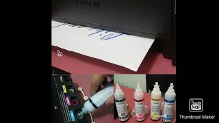 EPSON EcoTank L121 Printer (Unboxing, Filling Ink, & Testing) || Free Ink