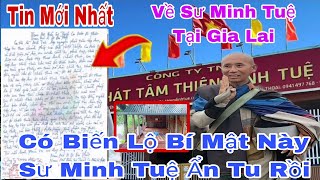 Tin Mới Nhất Về Sư Minh Tuệ Ẩn Tu Đã Lộ Sự Thật Này