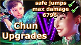 Chun li updated combo guide for Street fighter 6 with a Safe jump Setup and a 6796 damage combo