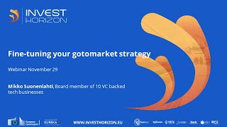 Webinar | Fine-tuning your gotomarket strategy