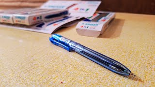 Unboxing and Review of Hauser 4 In 1 Retractable Ball Pen for kids and teachers