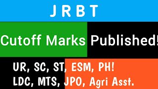 Gr-C Cutoff Marks | JRBT 😍🌟