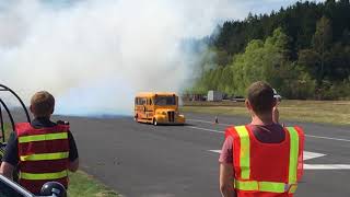 „The Thin Blue Line“ tribute cop-car Germany  @ Mo´s Garage Drag Day 5/2017 (Video 2)