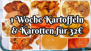 32€ 1 Woche Kartoffeln & Karotten