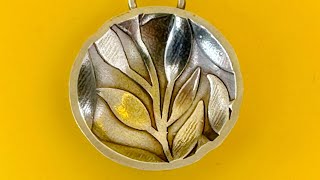 Bottlebee: Using A Durston Pattern Plate To Make A Sterling Silver Necklace