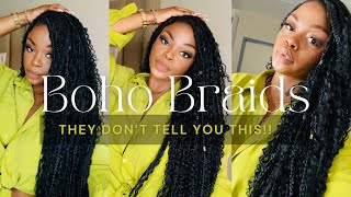 BOHO BRAIDS: What they don’t tell you about boho braids!!