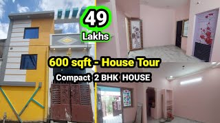 House Tour 600 Sqft | Compact 2 BHK Independent House for sale in Porur Near Pattur