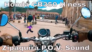 Honda CB350 H'ness | Recorrido Zipaquirá | Sonido Conduccion | 4K #Honda