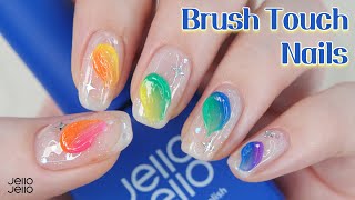 [ENG] 젤로젤로 Ι 붓터치 네일 쉽게 할 수 있어요! 붓터치 셀프네일 Ι Brush Touch Nails