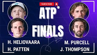 Purcell / Thompson vs Heliovaara / Patten | ATP Finals Doubles | LIVE TENNIS WATCHALONG