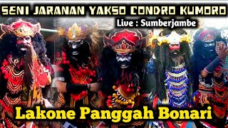 Penampilan Seru Bonari, Buto Biru, Dkk di Jaranan Yakso Condro Kumoro live Sumberjambe