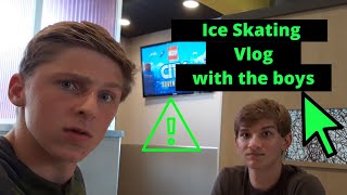 Vlog #7 Ice Skating with the boys