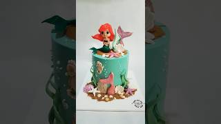 Little mermaid cake 🧜🏻‍♀️ #cake #cakeart #ytshorts #shorts #youtubeshorts #viralvideo #shortsviral